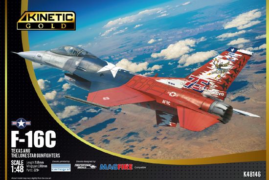 1:48 F-16C Texas ANG The Lone Star Gunfighters