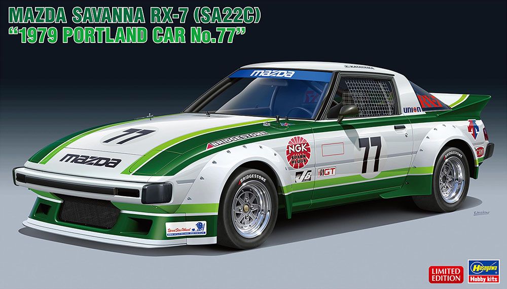 1:24 MAZDA SAVANNA RX-7 (SA22C) “1979 PORTLAND CAR No.77”