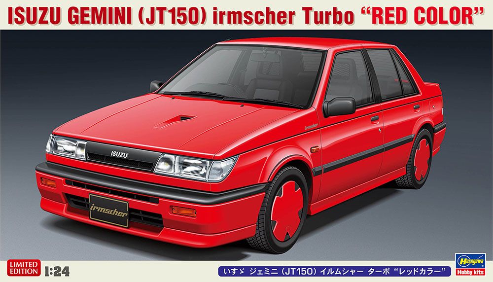 1:24 ISUZU GEMINI (JT150) irmscher Turbo “RED COLOR”