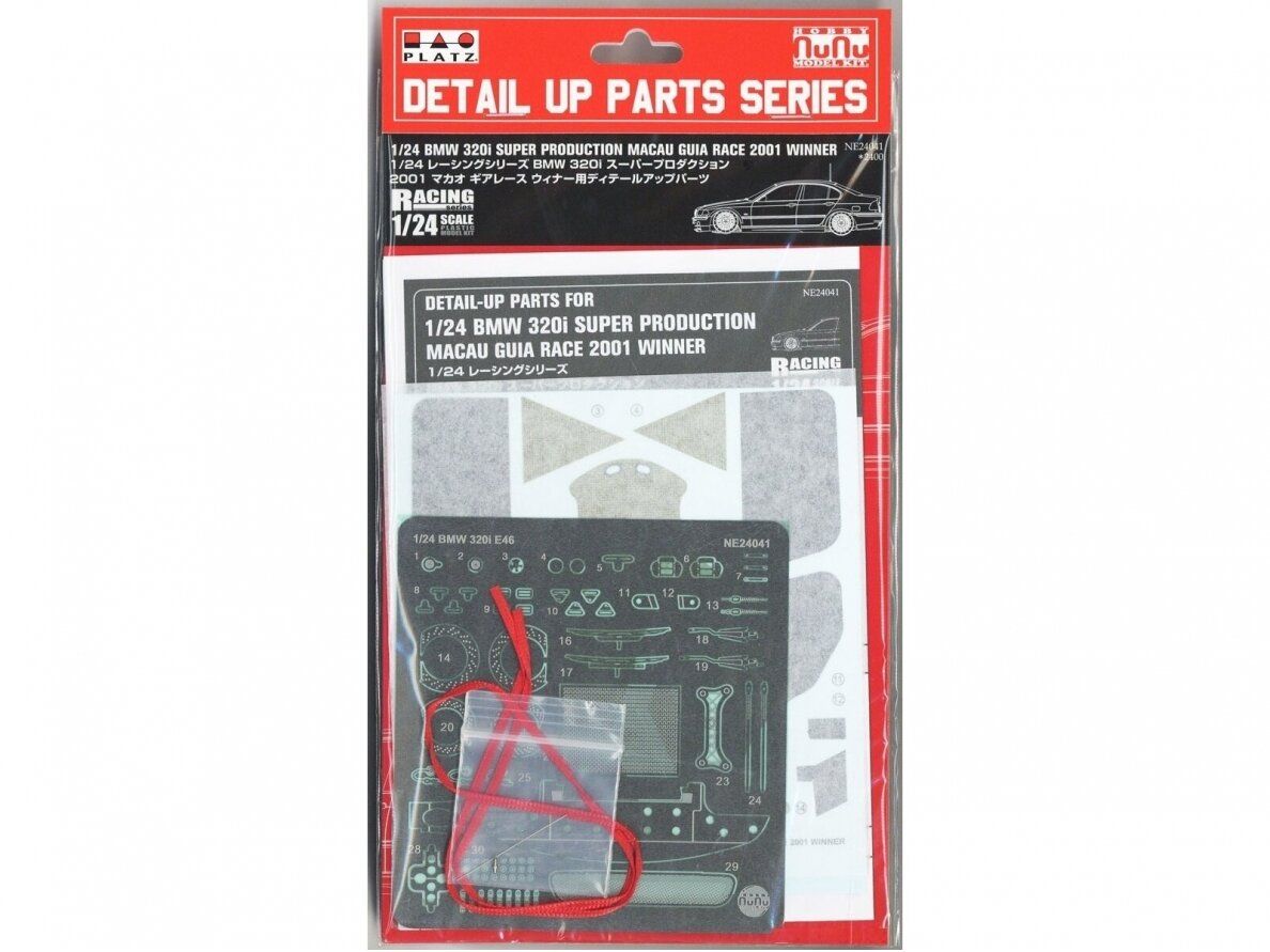 1:24 BMW 320i E46 2001 Macau Gear Race Winner detail Up Parts