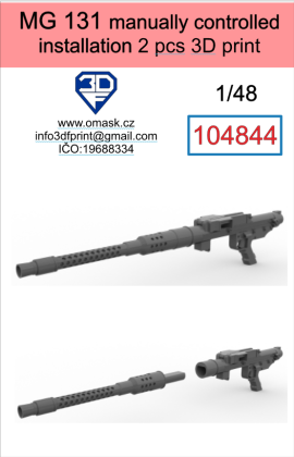 1:48 MG 131 manually controlled instalation 2pcs