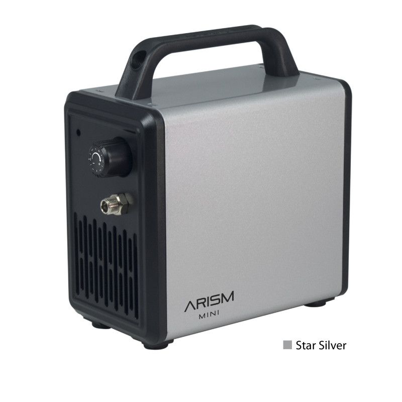 Arism Mini - Mini Air Compressor (Star Silver) with 2 m Hose