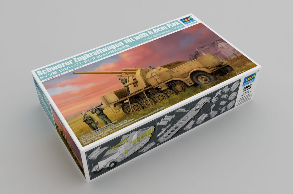 1:35 Schwerer Zugkraftwagen 18 t with 8.8cm Flak
