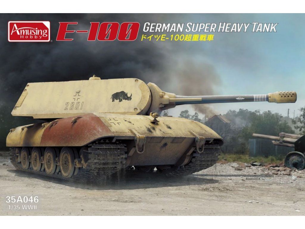 1:35 Superheavy Tank E-100 with Maus-Turret