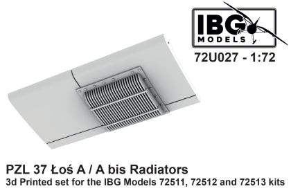 1:72 Radiators for PZL 37 Los A/A bis (IBG)