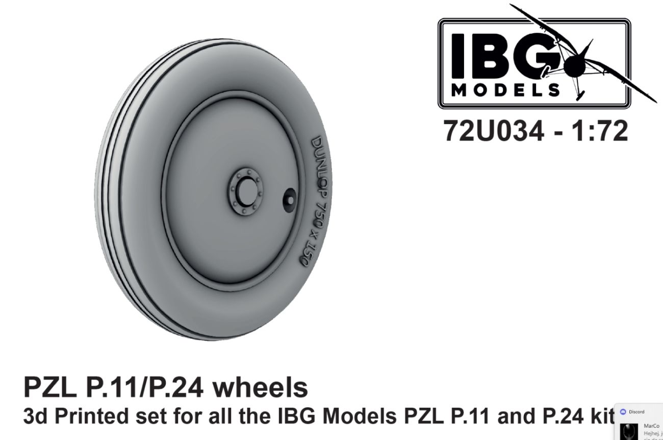 1:72 PZL P.11/P.24 Wheels