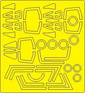 1:72 RF-8A/RF-8G Crusader ADVANCED kabuki masks