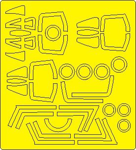 1:72 RF-8A/RF-8G Crusader EXPERT kabuki masks