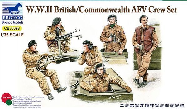1:35 British/Commonwealth AFV Crew set