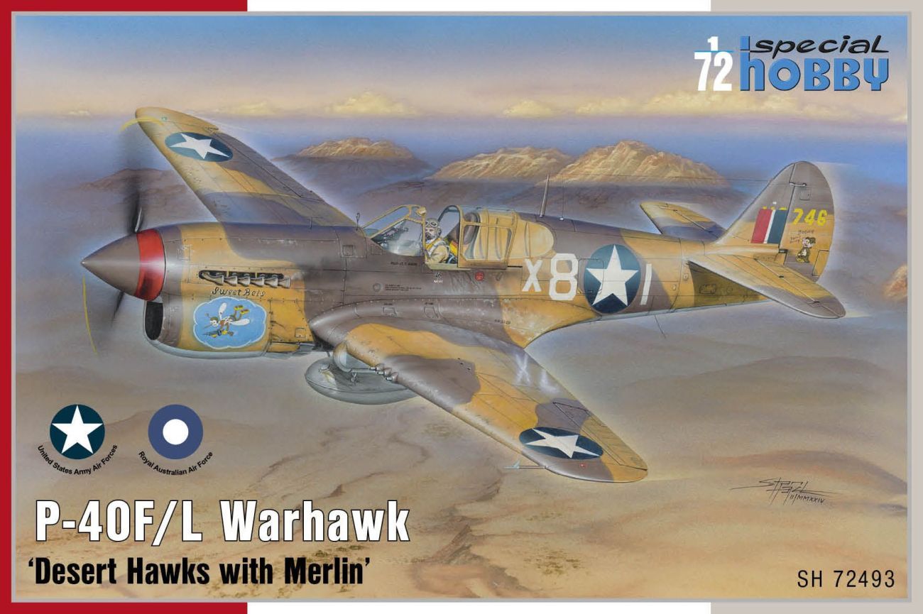 1:72 P-40F/L Warhawk ‘Desert Hawks with Merlin’