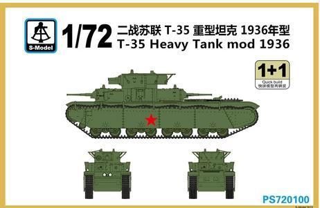 1:72 T-35 Heavy Tank Mod.1936