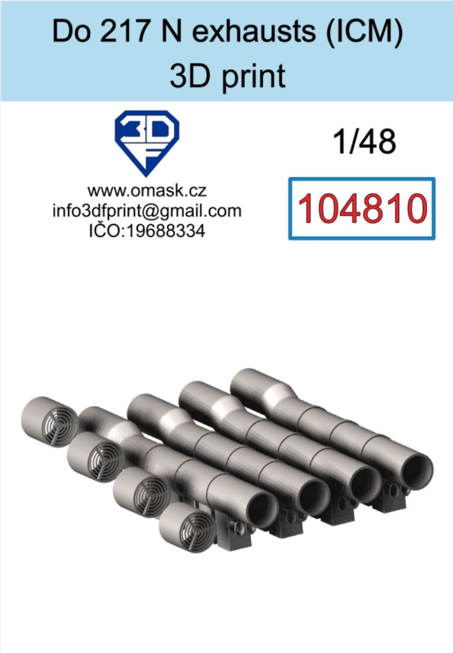 1:48 Do 217 N (ICM) 3D print