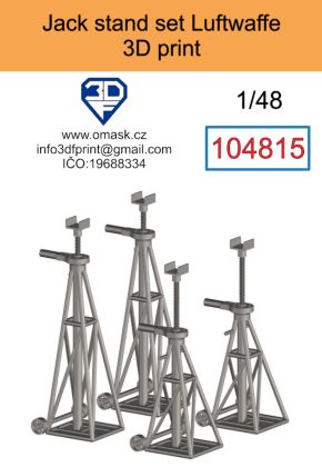 1:48 Jack stand set Luftwaffe 3D print