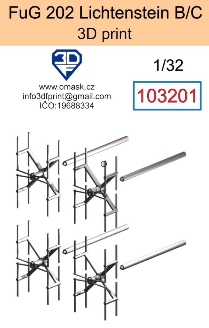 1:32 FuG 202 Lichtenstein B/C (3D print)