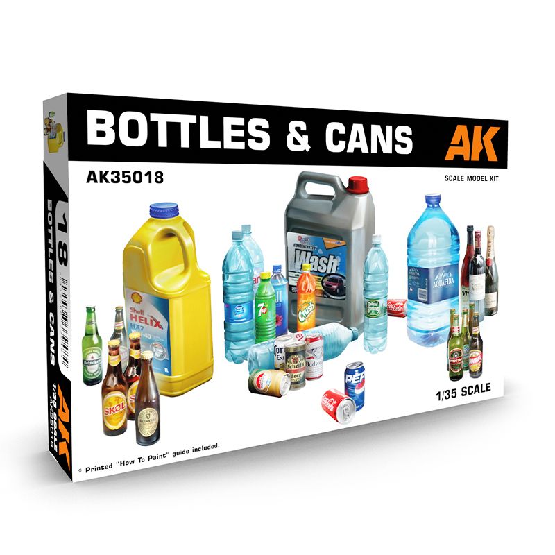 1:35 BOTTLES & CANS