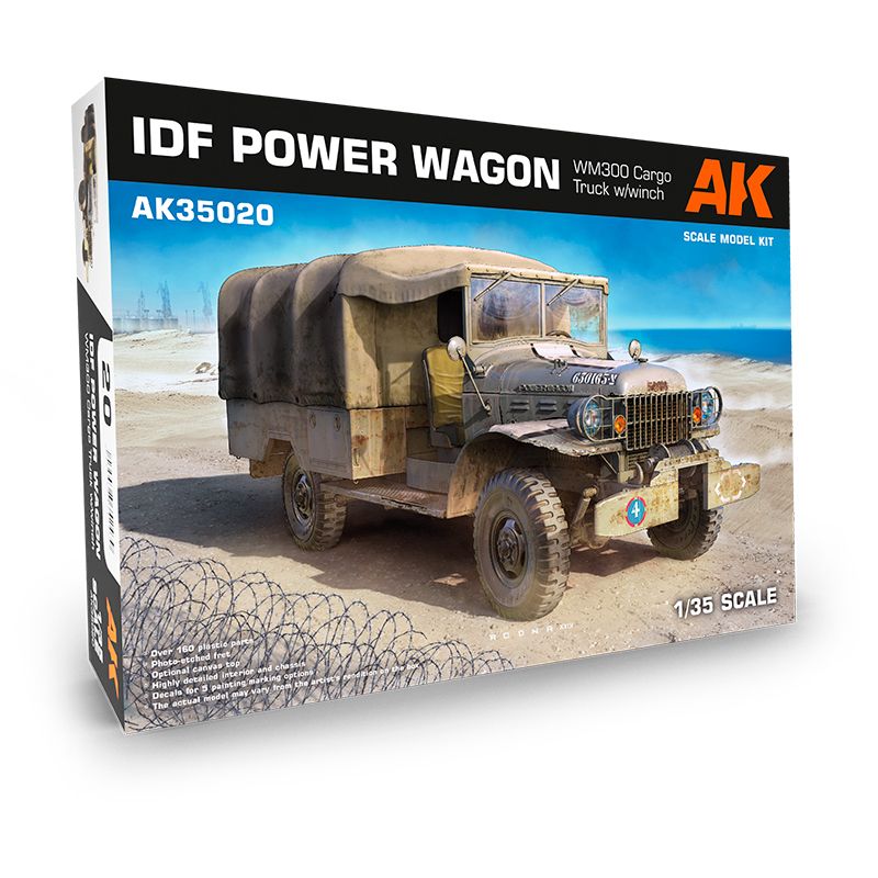 1:35 IDF POWER WAGON WM300 CARGO TRUCK W/WINCH