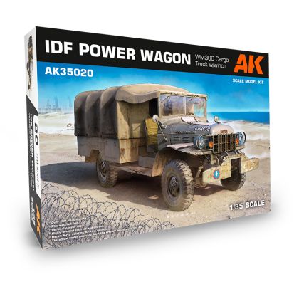 1:35 IDF POWER WAGON WM300 CARGO TRUCK W/WINCH