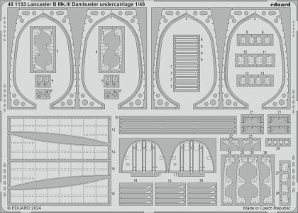 1:48 Avro Lancaster B Mk.III Dambuster undercarriage