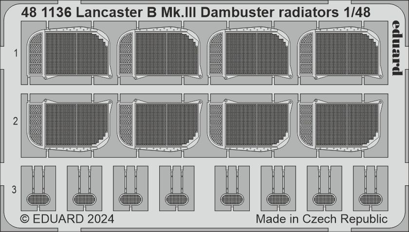 1:48 Avro Lancaster B Mk.III Dambuster radiators