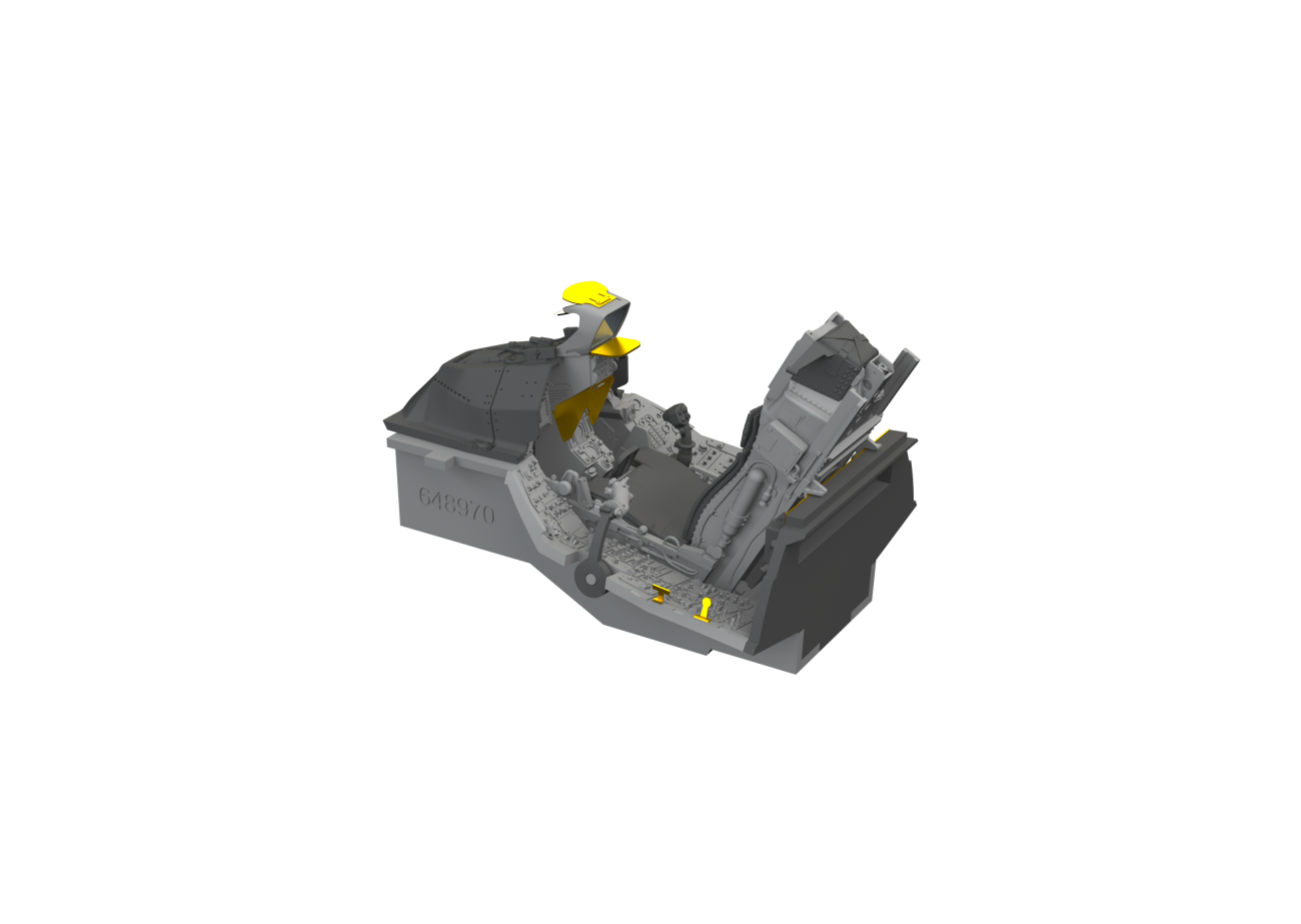 1:48 F-16C Block 42 till 2005 cockpit 3D-Printed