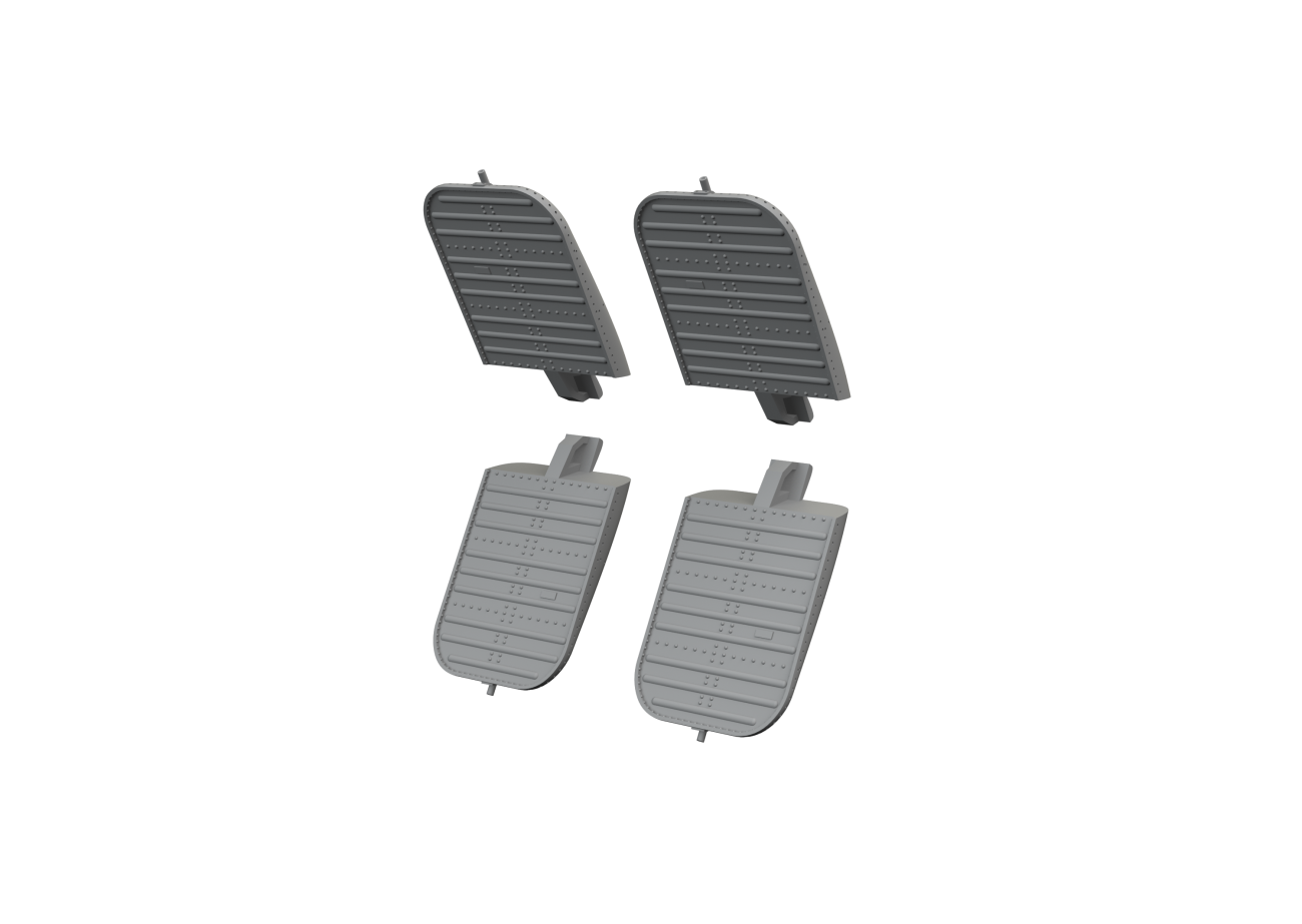 1:48 Su-25 airbrakes early 3D-Printed