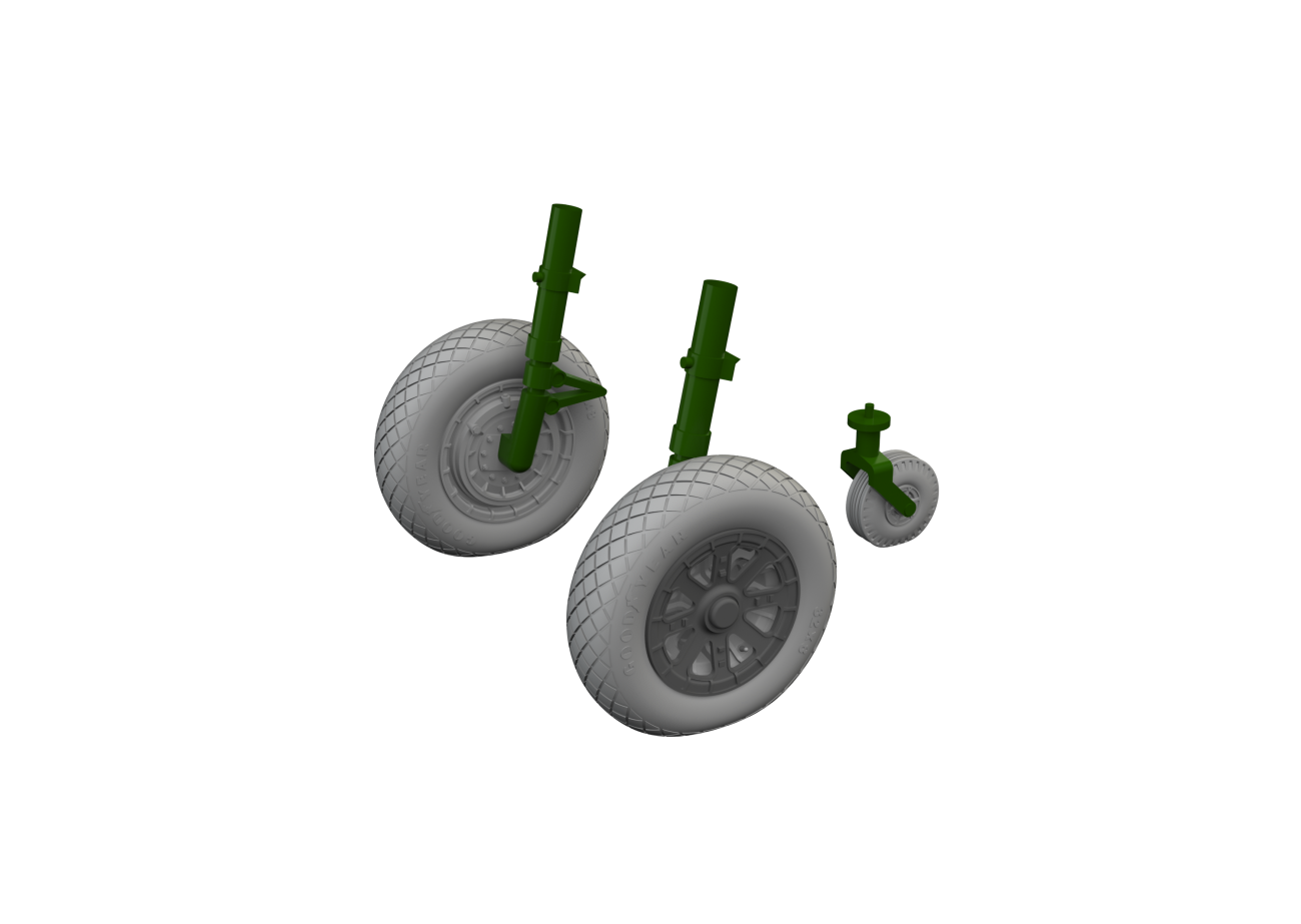 1:48 F4U-1A/2 Corsair wheels