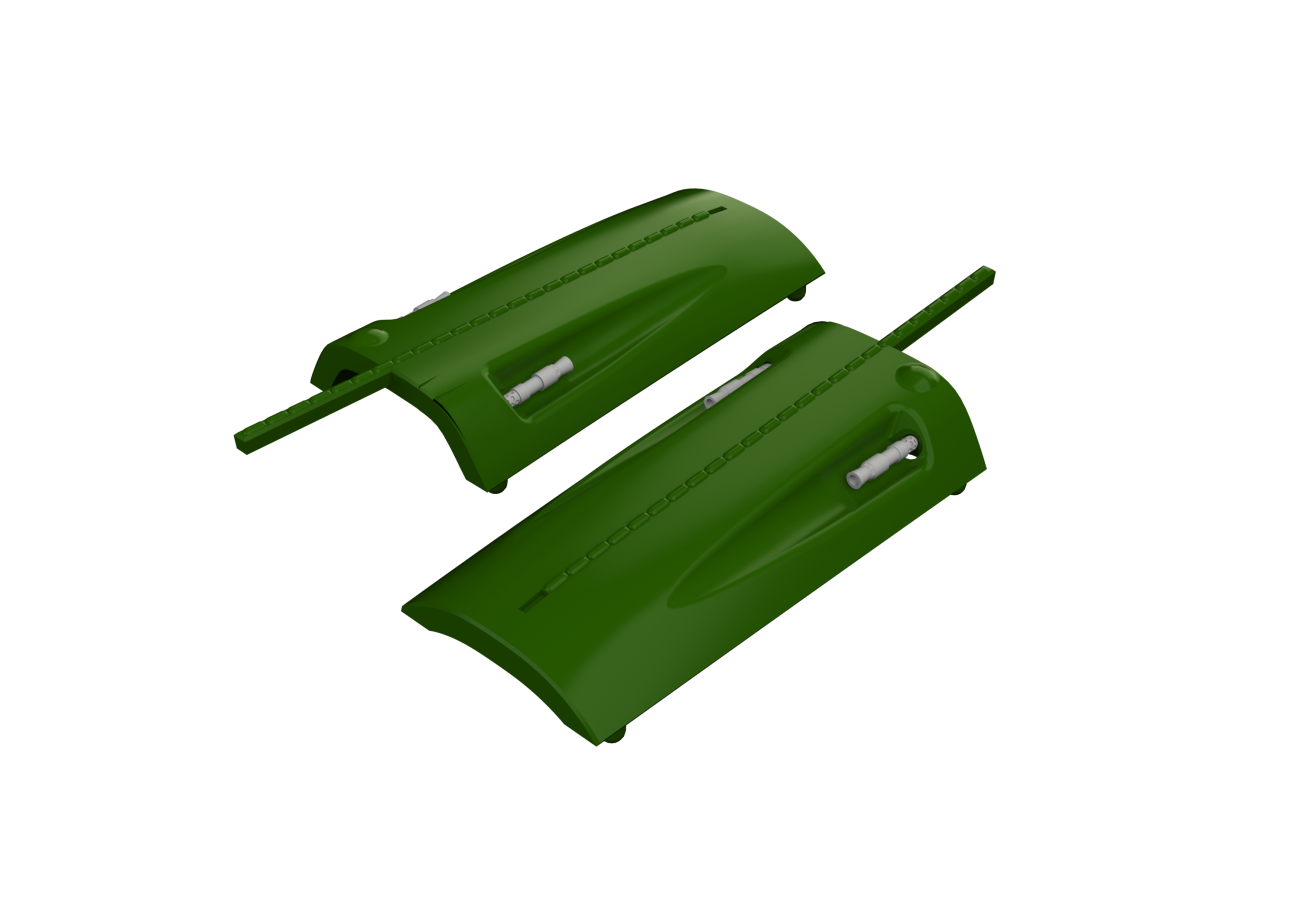 1:72 Bf-109G-5/Bf-109G-6 gun barrels 3D-Printed