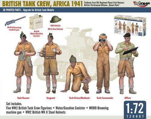 1:72 British Tank Crew, Africa 1941
