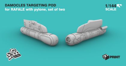 1:144 Damocles targeting pod for rafale (set of 2)
