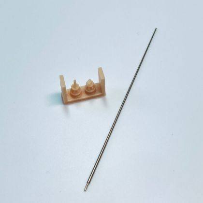 1:35 German 2m antenna set with larger base, 1 pcs. for Stug. III A - D Panzer IV, Panther, Tiger etc.