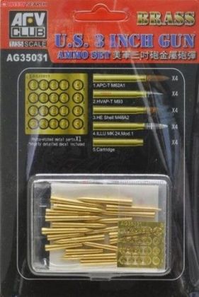 1:35 U.S. 3 inch Gun Ammo Set