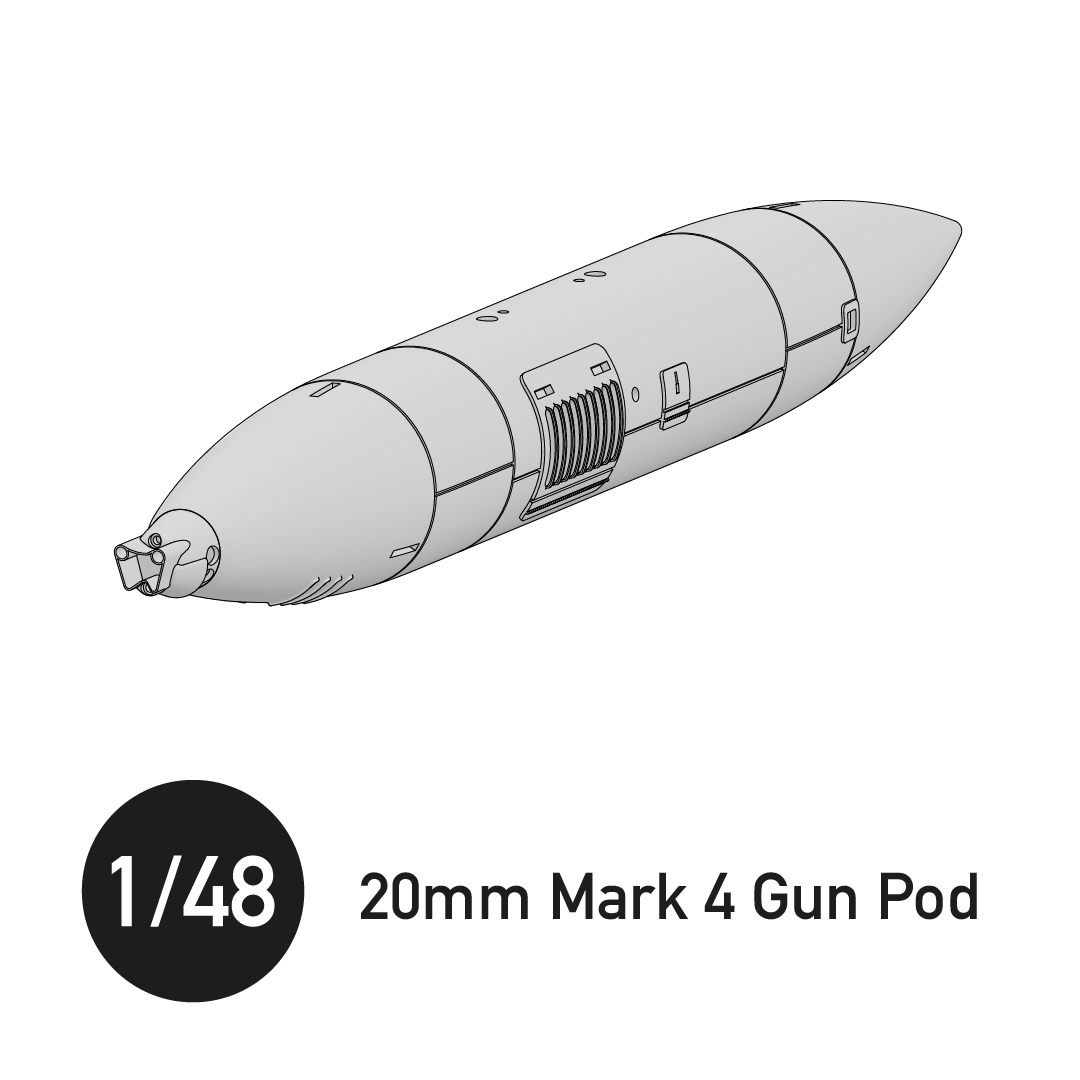 1:48 20mm Mark 4 Gun Pod