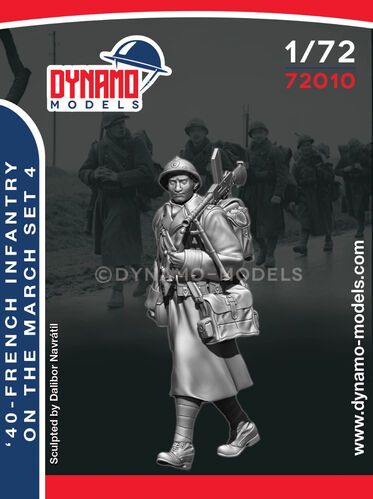 1:72 '40 - French Infantry On The March - Set 4