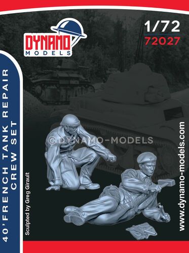 1:72 40’ French Tank Repair Crew Set