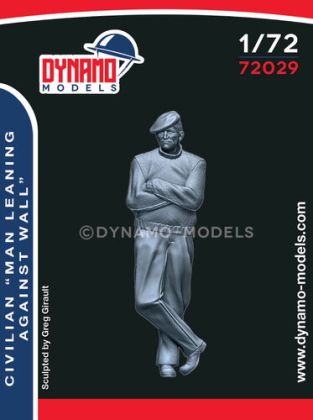 1:72 Civilian 'Man Leaning Against Wall'