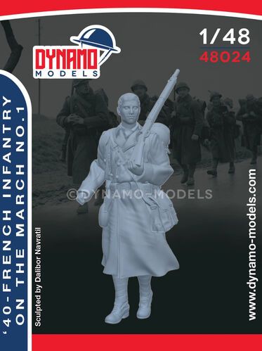 1:48 '40 - French Infantry On The March No.1