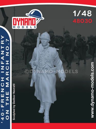 1:48 '40 - French Infantry On The March No.7