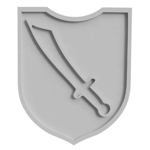 13th Waffen Mountain Division Of The SS - Handschar Plaque 25mm