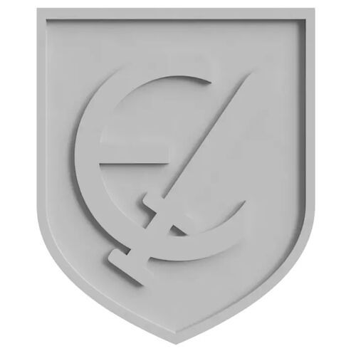 20th Waffen Grenadier Division Of The SS (1st Estonian) Plaque 25mm