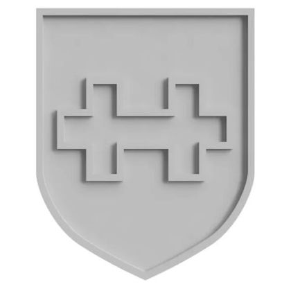 30th Waffen Grenadier Division Of The SS Plaque 25mm