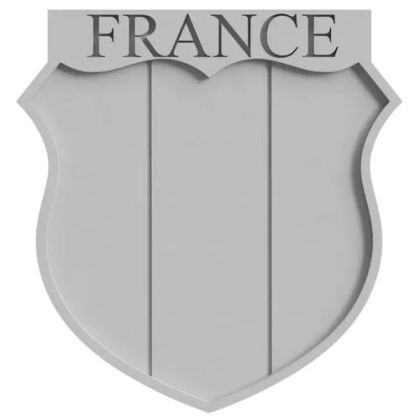 33rd Waffen Grenadier Division Of The SS Charlemagne (Type II) Plaque 25mm