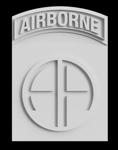 US 82nd Airborne Division Plaque 40mm