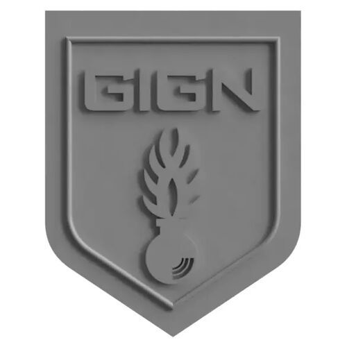 French GIGN Plaque 40mm