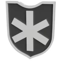 6th SS Mountain Division Nord Plaque 40mm