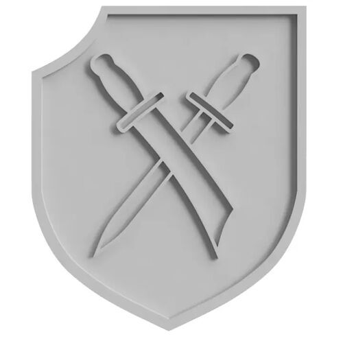 28th SS Volunteer Grenadier Division Wallonien Plaque 40mm