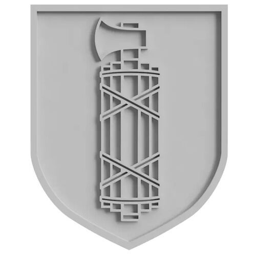 29th Waffen Grenadier Division Of The SS (1st Italian) Plaque 40mm