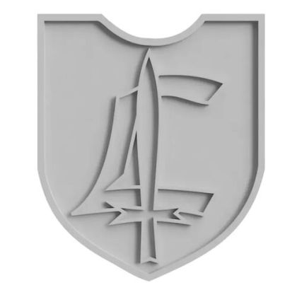 37th SS Volunteer Cavalry Division Lutzow Plaque 40mm