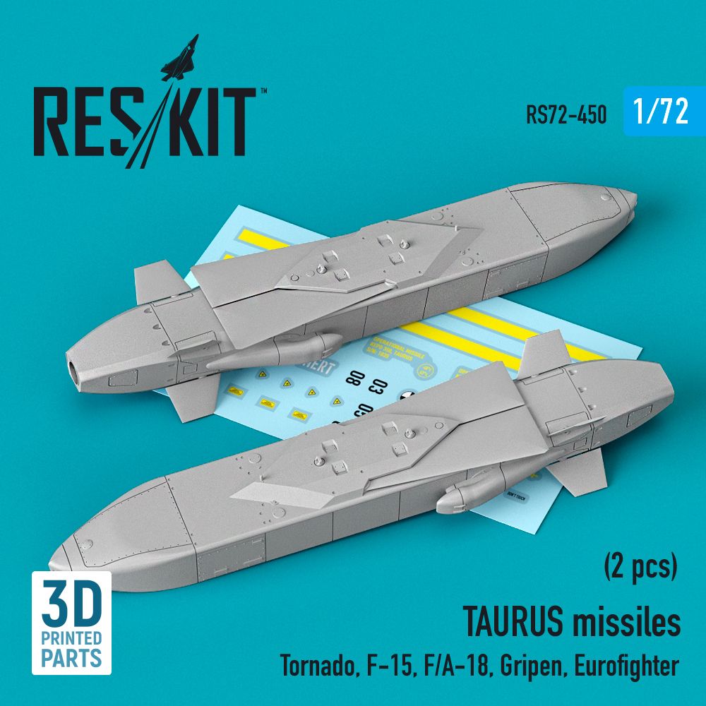 1:72 TAURUS missiles (2 pcs) (Tornado, F-15, F/A-18, Gripen, Eurofighter)