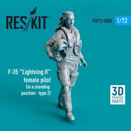 1:72 F-35A Lightning II female pilot (in a standing position - type 2)
