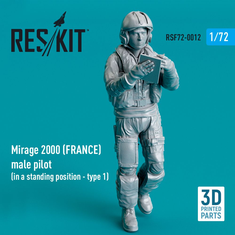 1:72 Mirage 2000B/2000D/2000N (FRANCE) male pilot (in a standing position - type 1)